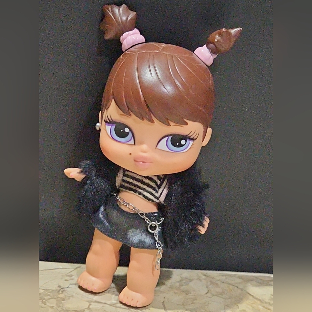 Brown and‎ Black Doll with Collectible Features